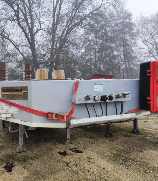 Semi-remorque 3 essieux porte-engins